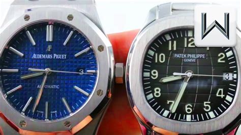 audemars piguet royal oak vs patek philippe aquanaut